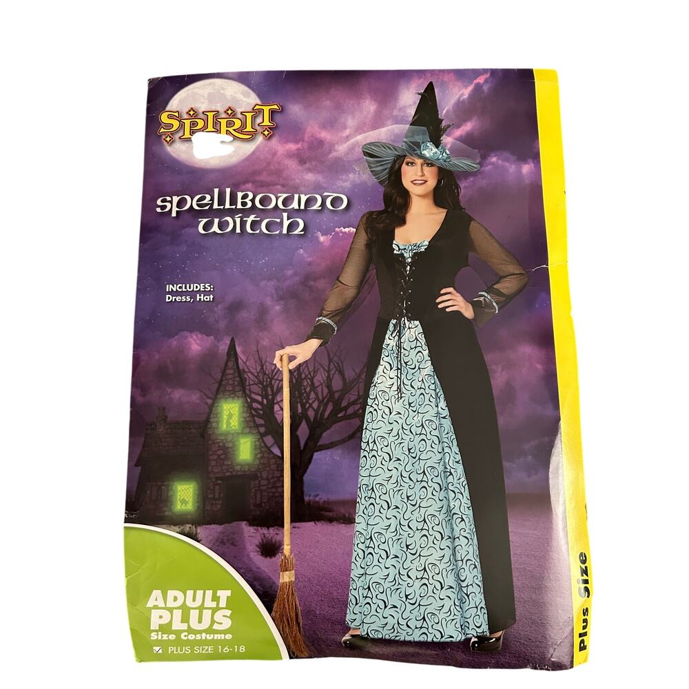 SPELLBOUND WITCH COSTUME PLUS SIZE 16-18